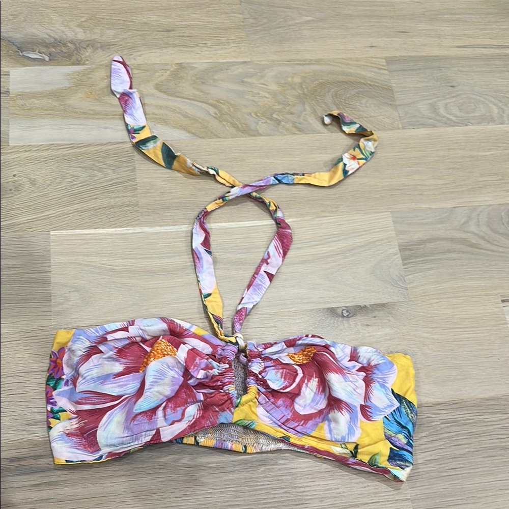 FARM Rio Floral Halter Top - Large size